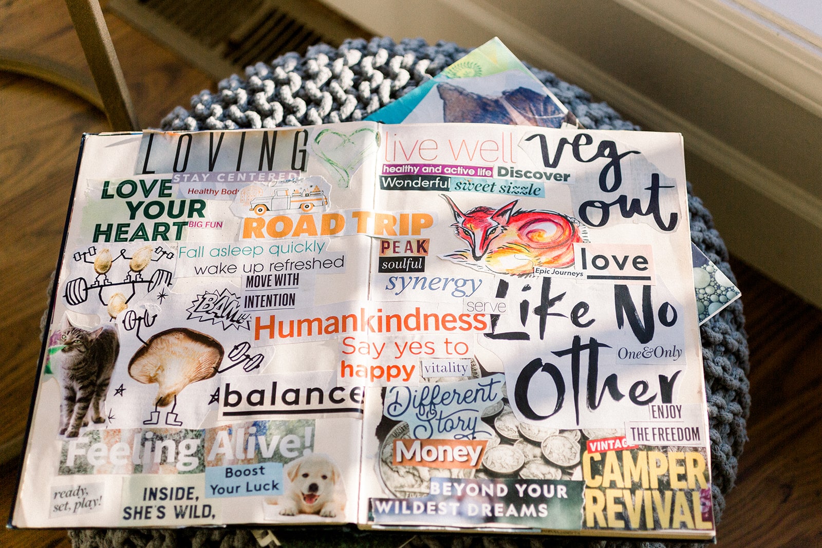 soul collage made by angela luna