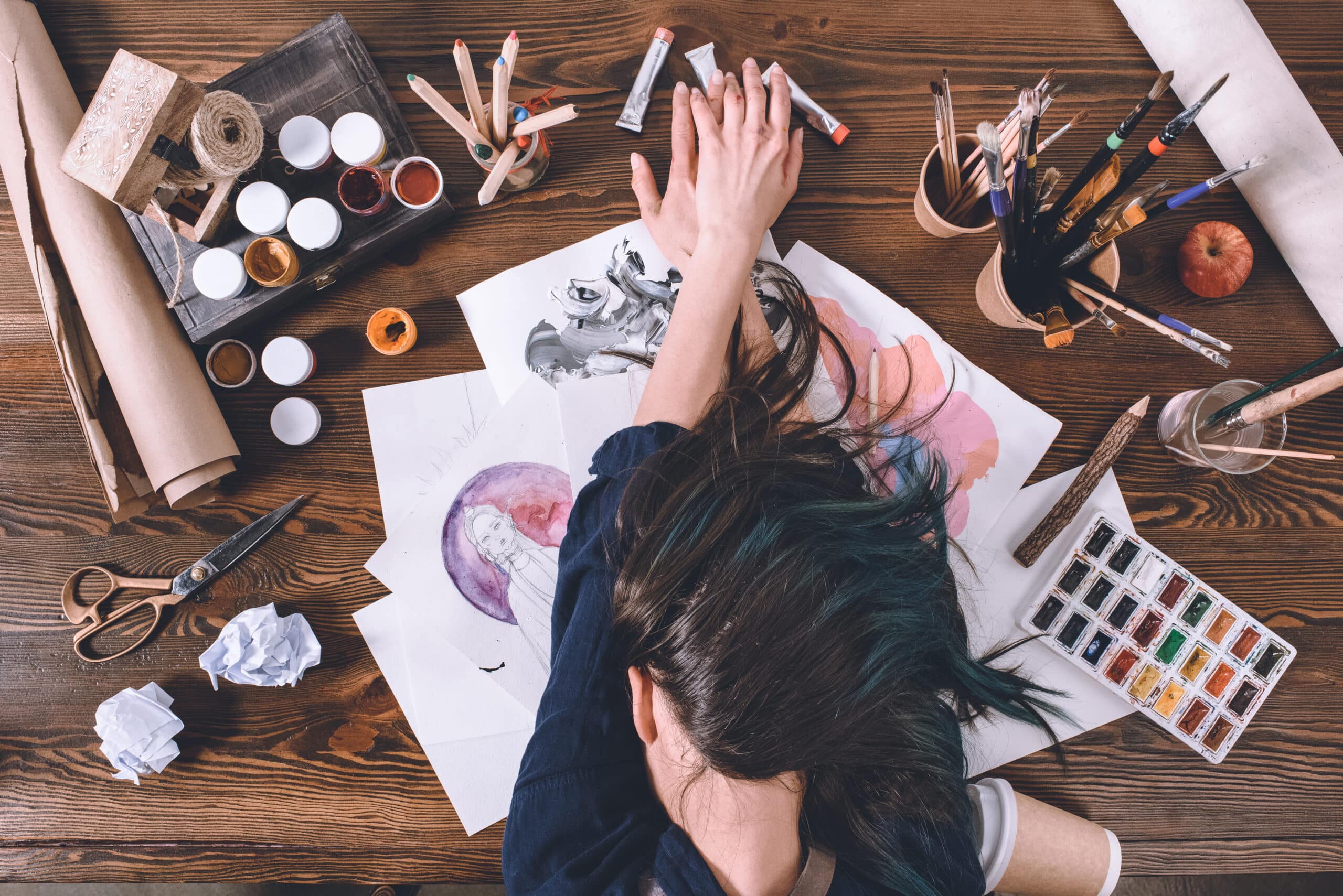 Art therapy for PTSD in San Pablo and Marin, healing trauma through expressive arts and creativity.